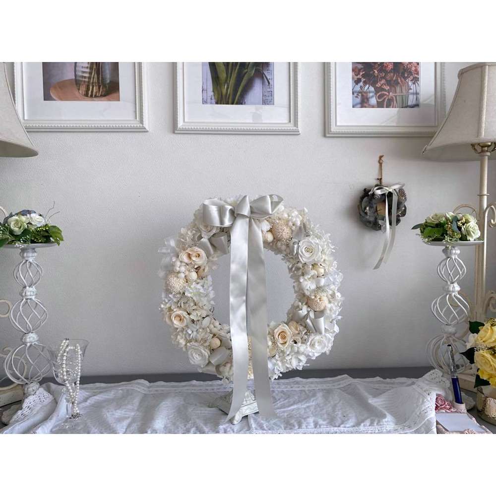 フラワーリース(プリザーブドフラワー)